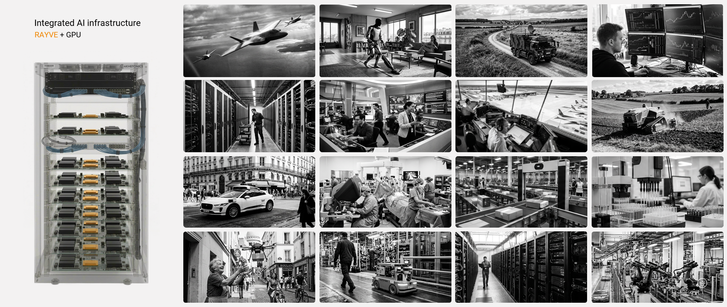 Integrated AI infrastructure and applications